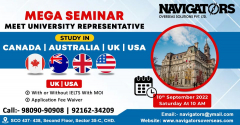 Navigators Overseas's Study Abroad Mega Education Seminar 2022 in Chandigarh