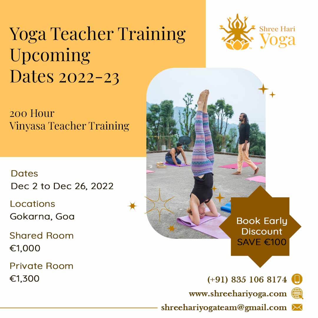 200 Hour Vinyasa Teacher Training, South Goa, Goa, India