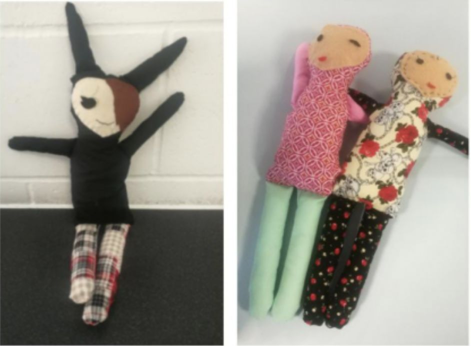 MAKE YOUR OWN FABRIC DOLL WITH THIMBLE AND DOLL, London, England, United Kingdom