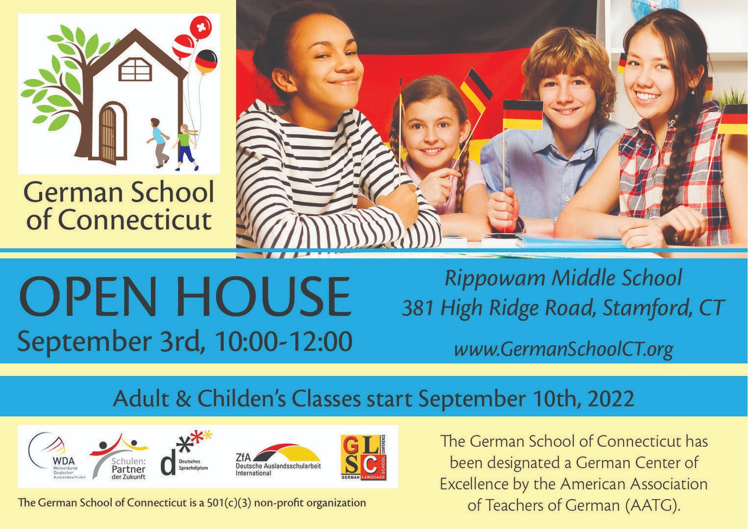 German School Open House, Stamford, Connecticut, United States
