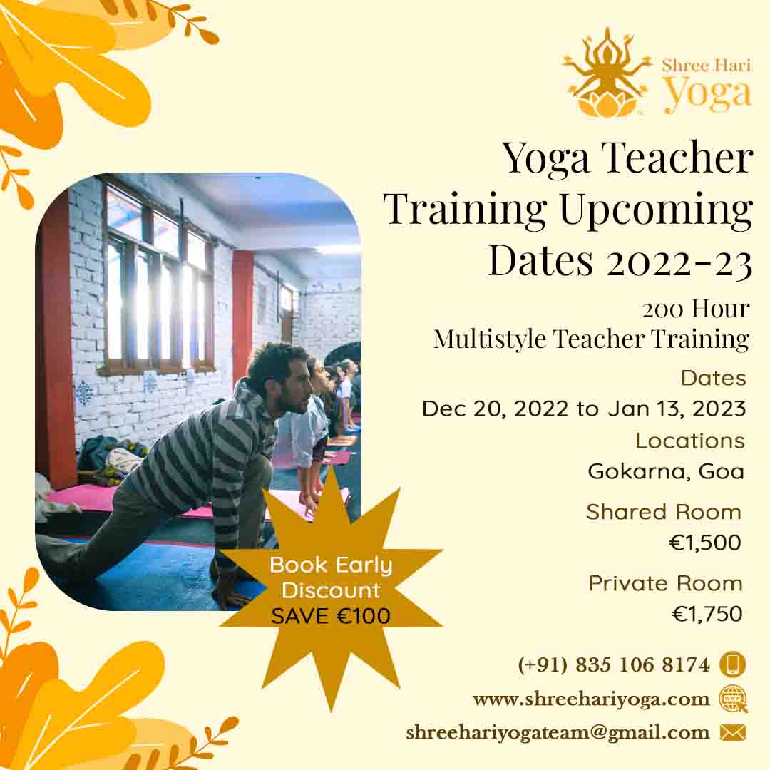 200 Hour Multistyle Teacher Training, Gokarn, Goa, India