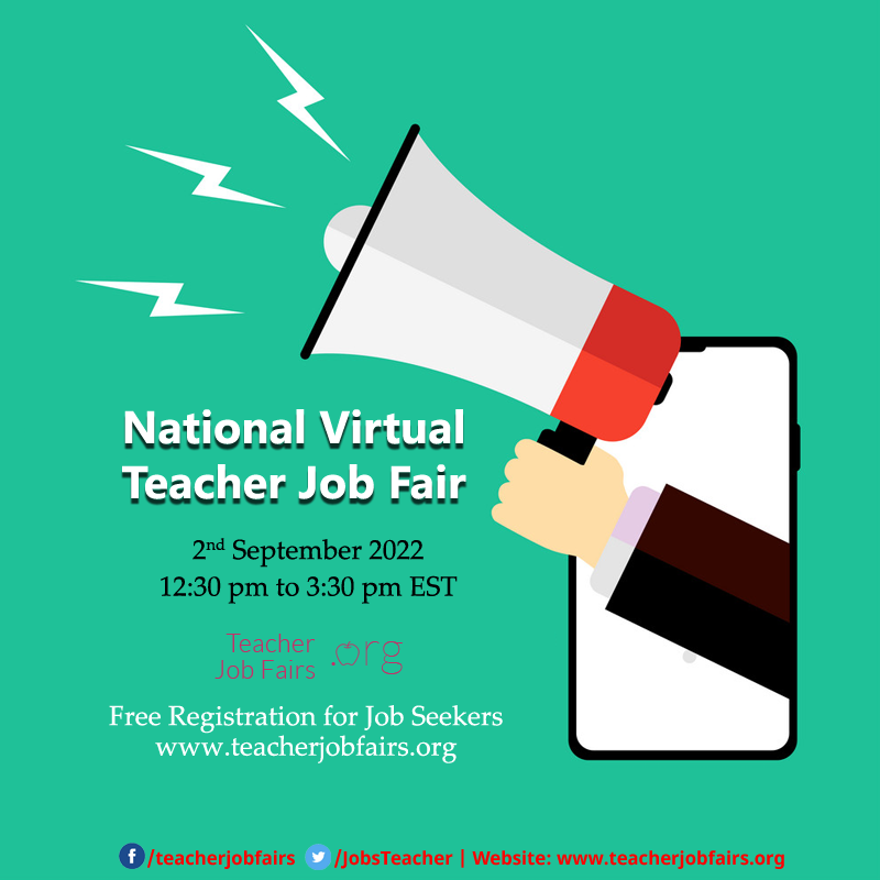 National Virtual Teacher Job Fair, Online Event