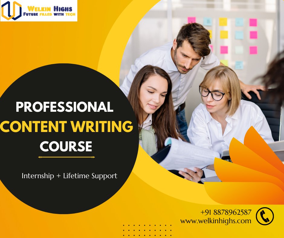 Professional Content Writing Course With Internship, Online Event