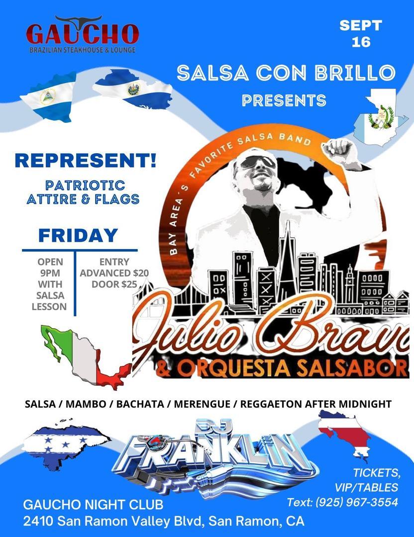 Julio Bravo y su Orquesta Salsabor, San Ramon, California, United States