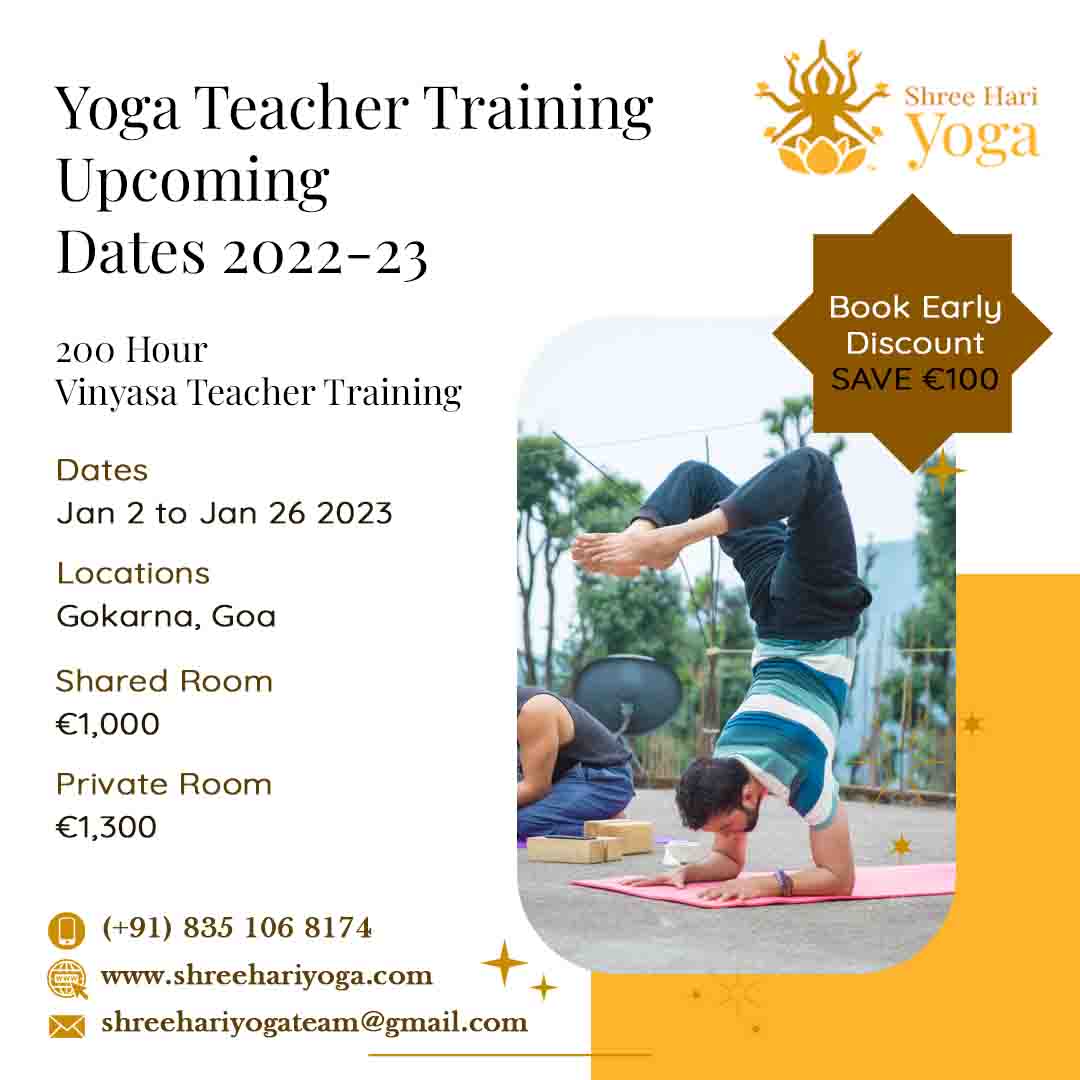 200 Hour Vinyasa Teacher Training new, Gokarn, Goa, India