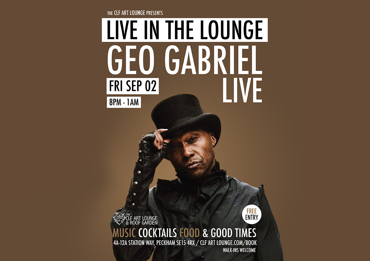 Geo Gabriel Live In The Lounge, Free Entry, London, England, United Kingdom