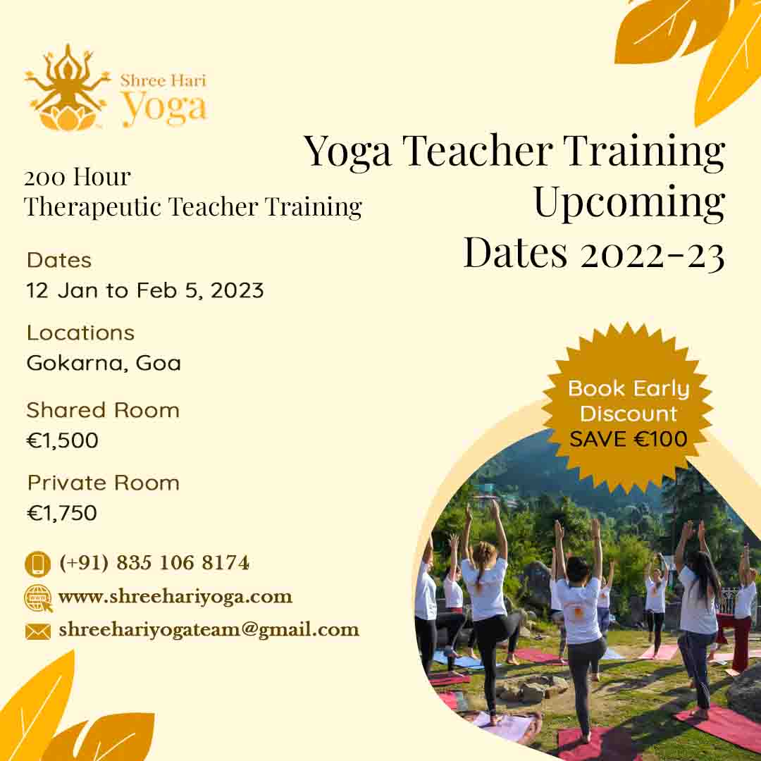 200 Hour Therapeutic Teacher Training, Gokarn, Goa, India