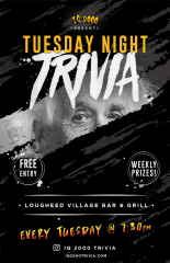 Tuesday Night Trivia at Lougheed Village Bar and Grill