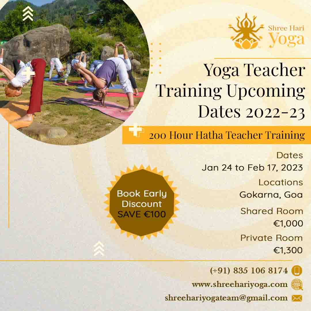200 Hour Hatha Teacher Training, Gokarn, Goa, India
