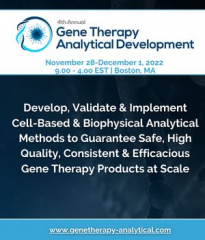 4th Annual Gene Therapy Analytical Development Summit 2022