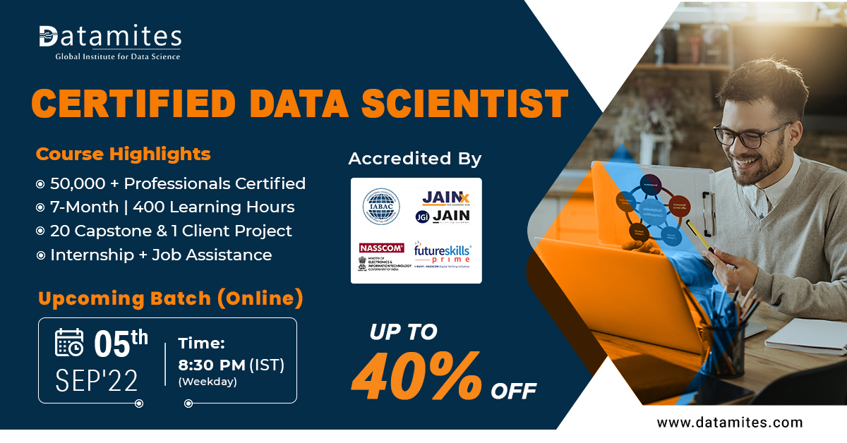 Data Science Training in Delhi- September'22, Online Event