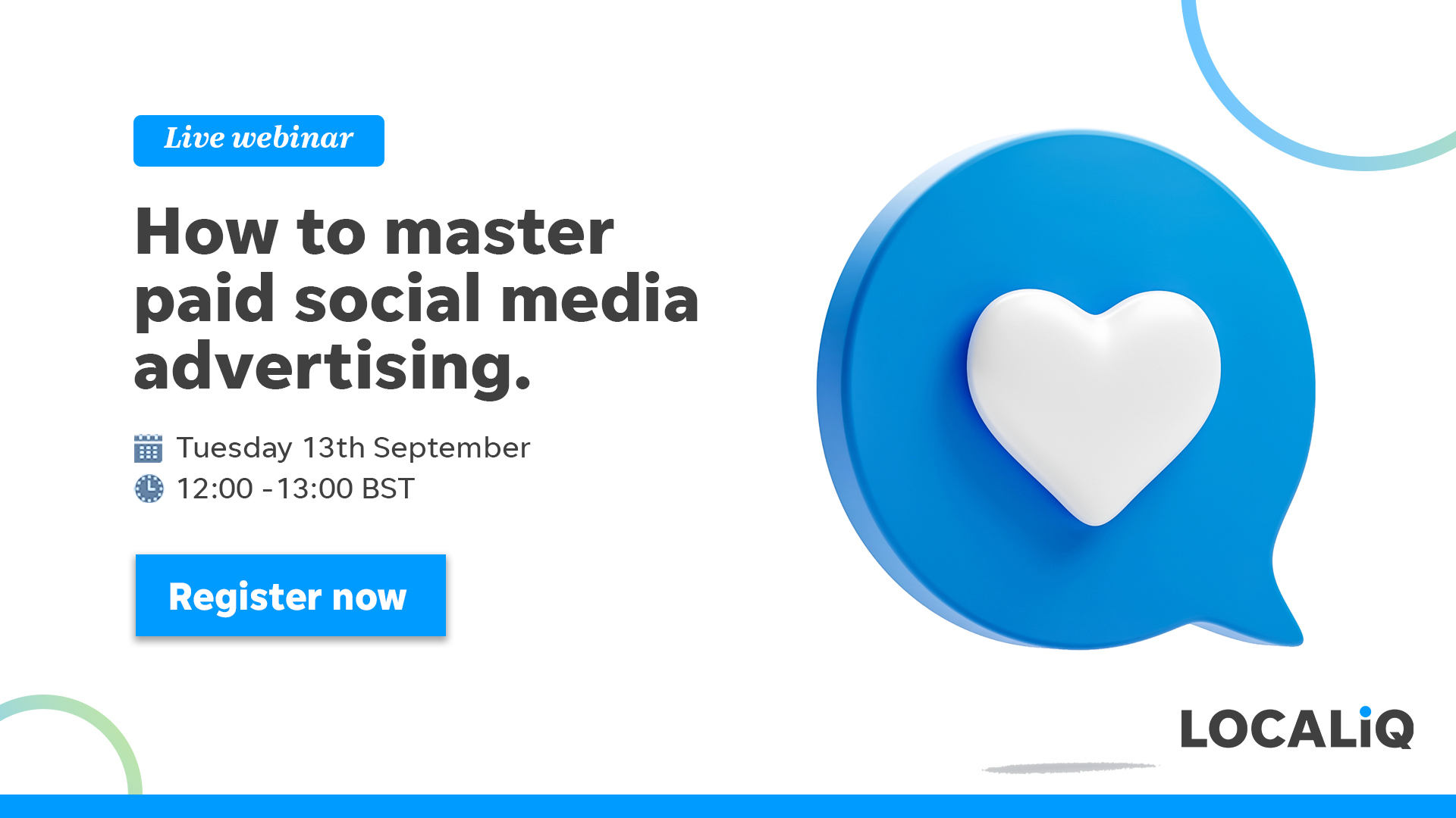 How to Master Paid Social Media Advertising Free Webinar On September 13, Online Event