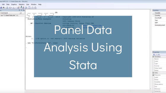 Panel Data Models in STATA Training Course, Nairobi, Kenya
