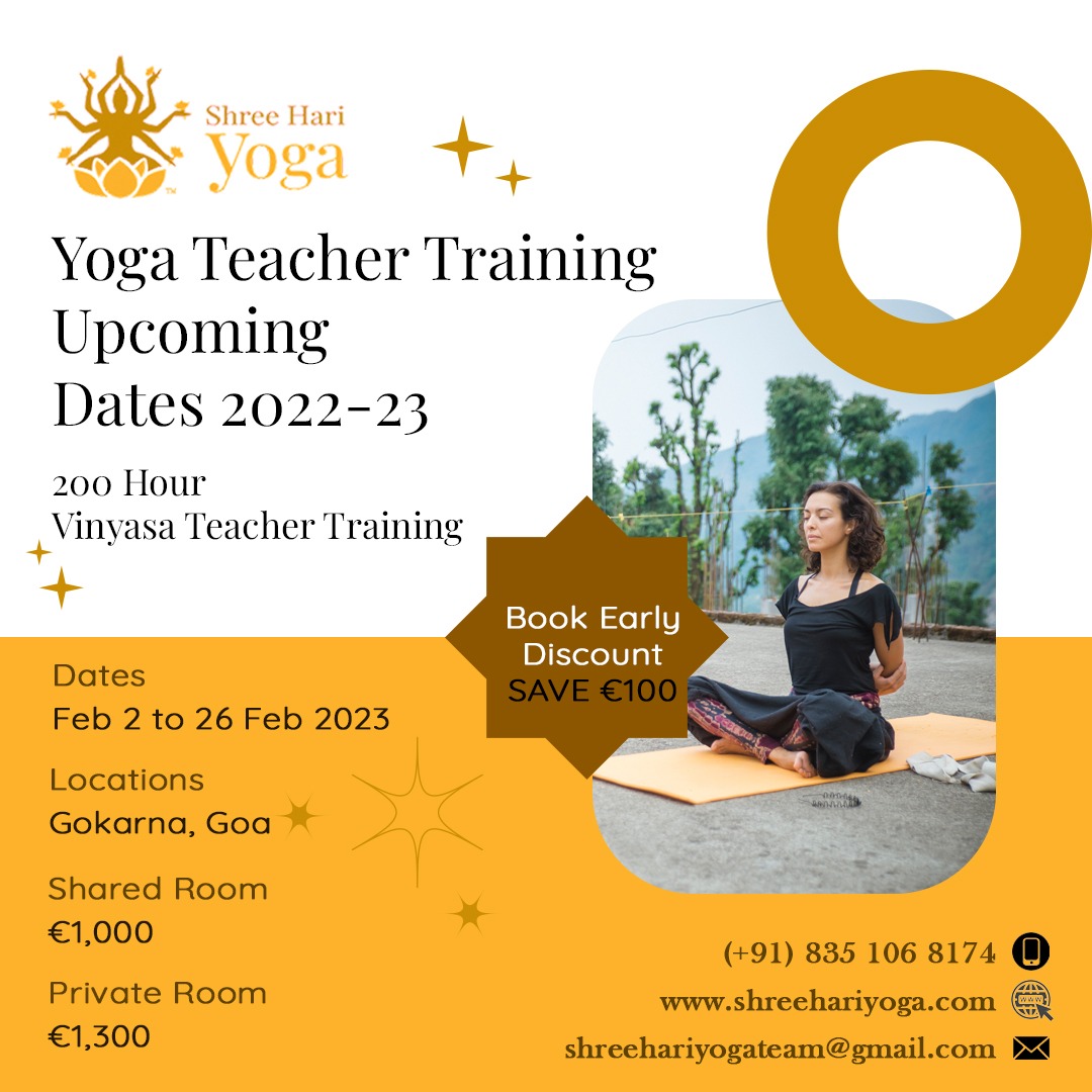 200 Hour Vinyasa Teacher Training new, Gokarn, Goa, India