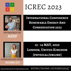 International Conference Renewable Energy And Conservation 2023