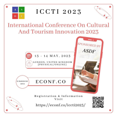 International Conference On Cultural And Tourism Innovation 2023