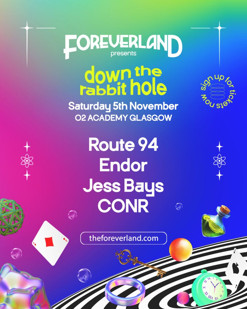 Foreverland Glasgow: Down The Rabbit Hole Rave, Glasgow City, Scotland, United Kingdom