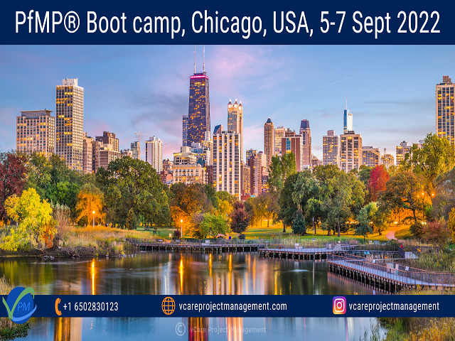 PfMP Certification | PMI | 2022 – vCare Project Management, Chicago, Illinois, United States