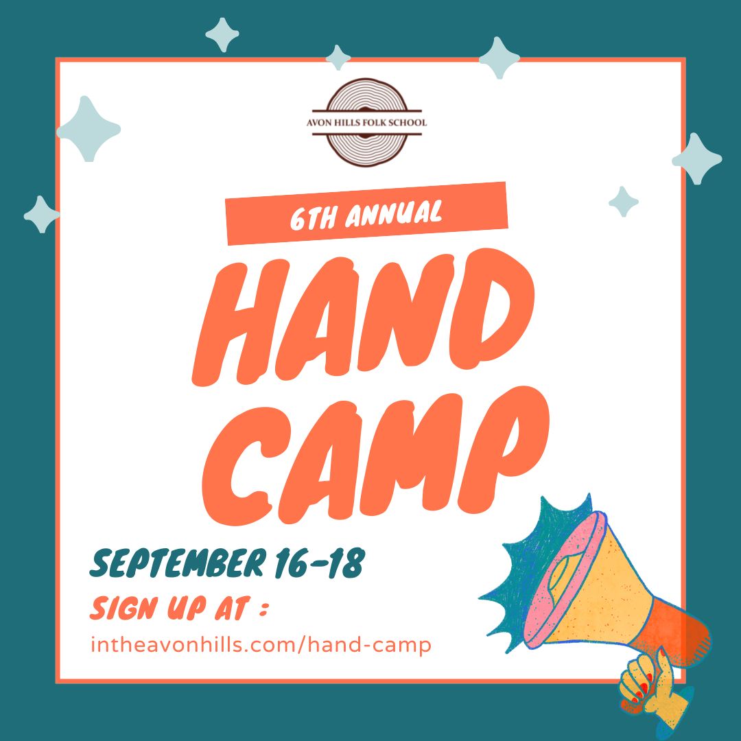 Hand Camp at the Avon Hills Folk School, Avon, Minnesota, United States