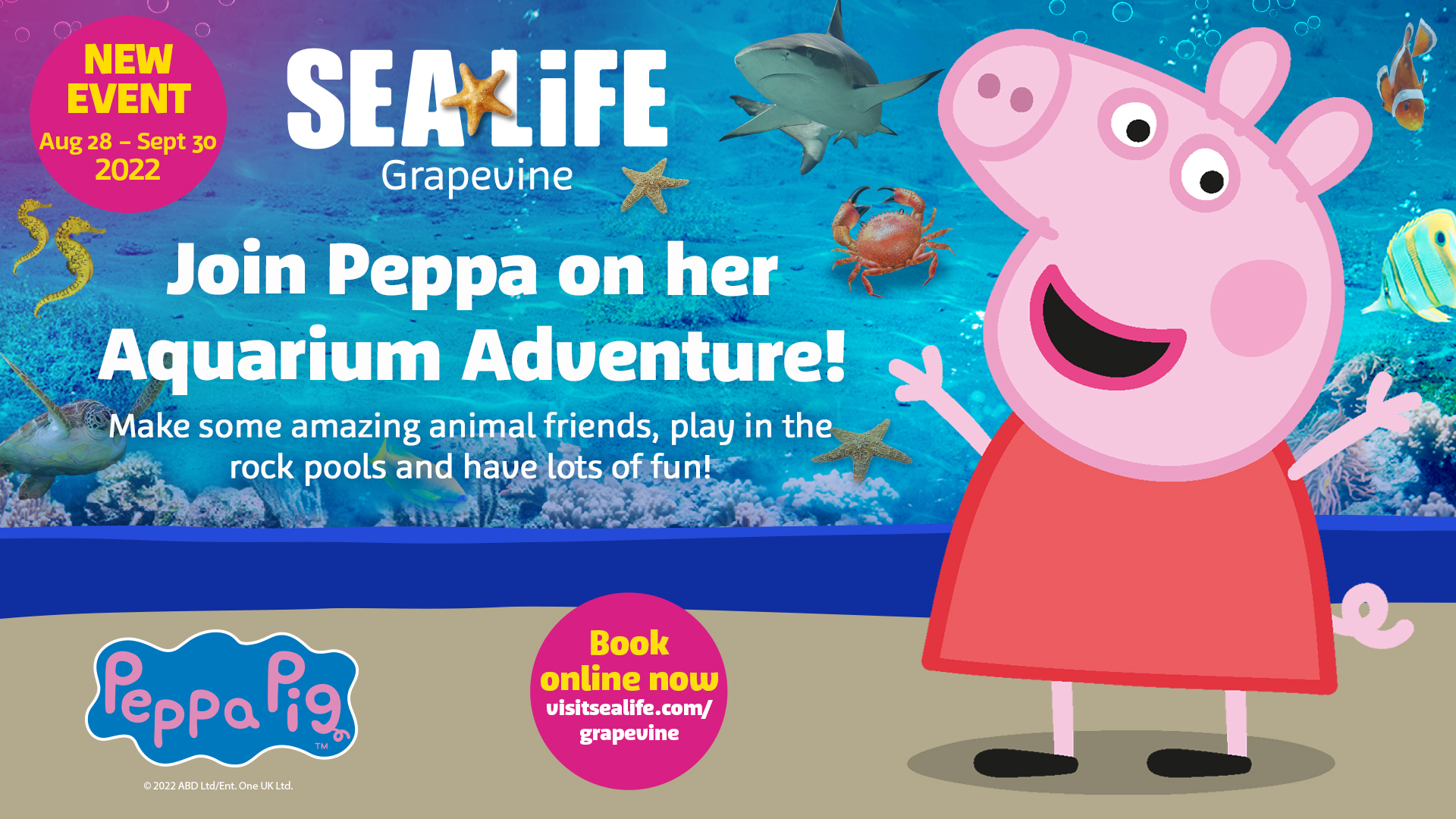 Peppa Pig's Aquarium Adventure, Grapevine, Texas, United States