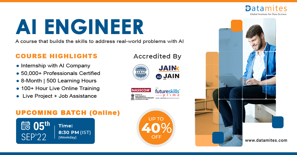 Artificial Intelligence Engineer Training in India, Online Event