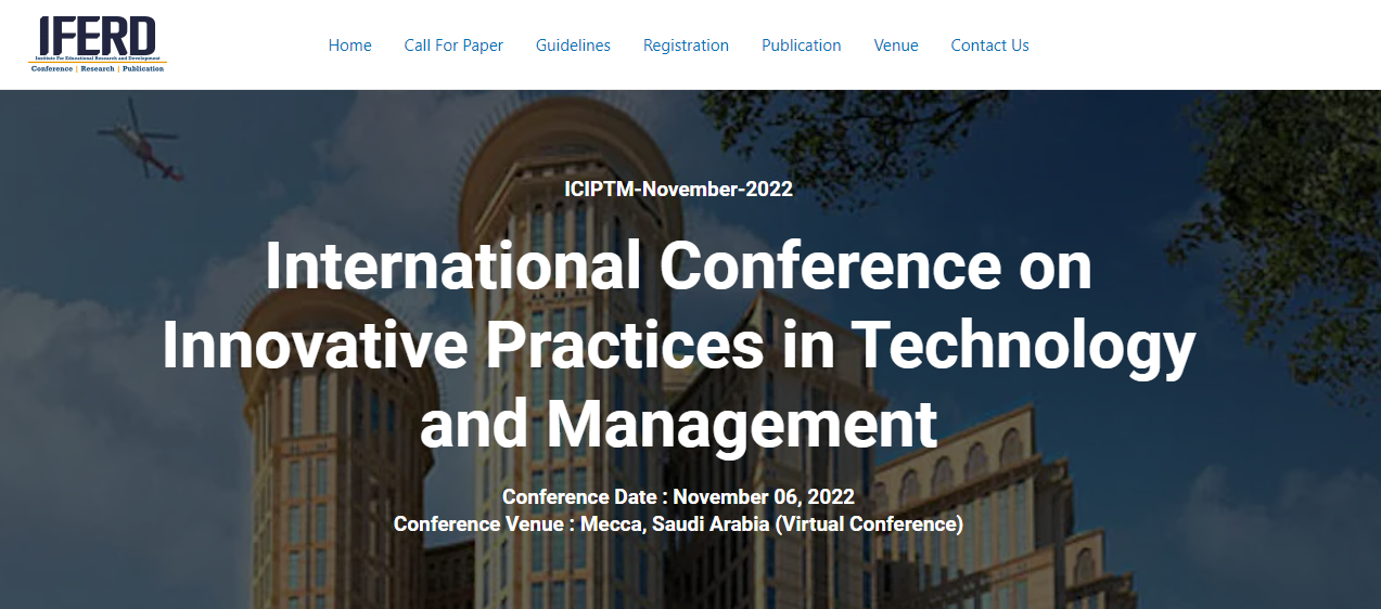 Innovative Practices in Technology and Management 2022 International Conference (ICIPTM), Online Event