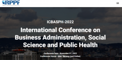 International Academic Conference on Business Administration, Social Science and Public Health in Olso 2022