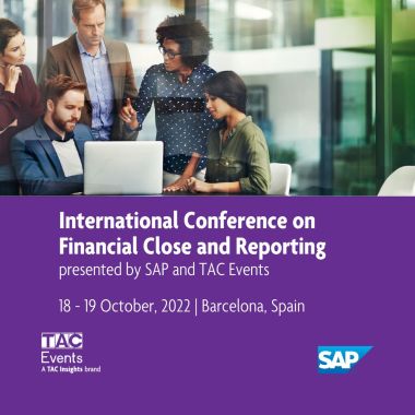 International Conference on Financial Close and Reporting, presented by SAP and TAC Events, Barcelona, Cataluna, Spain