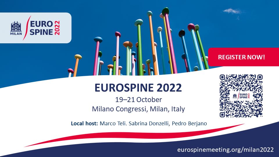EUROSPINE 2022, Milano, Lombardia, Italy