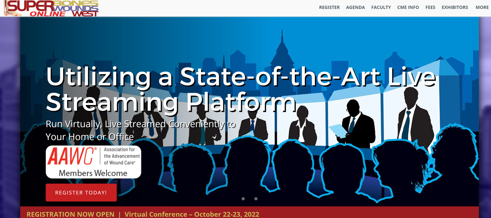Superbones Superwounds West 2022 VIRTUAL STREAMING Podiatry WoundCare Conference, Online Event