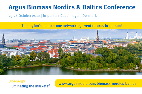 Argus Biomass Nordics and Baltics 2022, København, Kobenhavn, Denmark