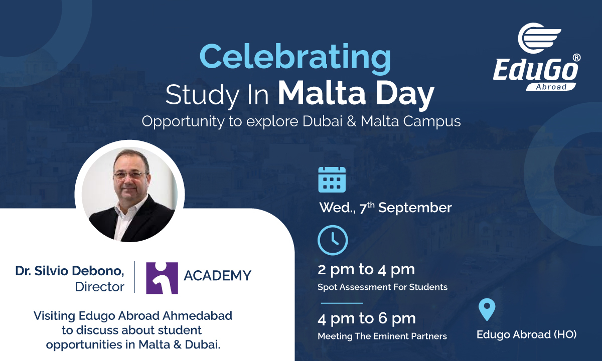 Study In Malta Day | Spot Assessment For Students & Eminent Meeting With Partner, Ahmedabad, Gujarat, India
