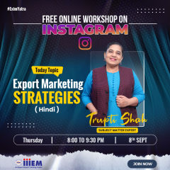 Free Online Workshop on Export Marketing Strategies