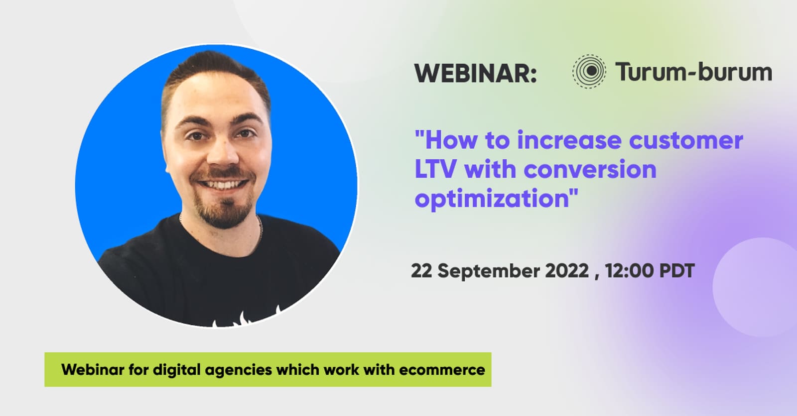 How to increase customer LTV with conversion optimization, Online Event