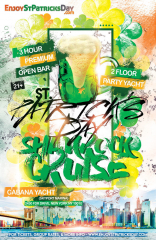 St Patrick's Day Shamrock Cruise on the Cabana Yacht NYC - 3 Hour Open Bar - Friday March 17, 2023