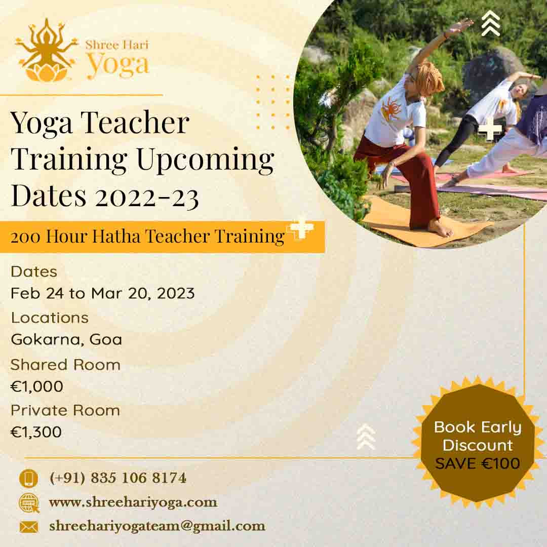 200 Hour Hatha Teacher Training, Gokarn, Goa, India