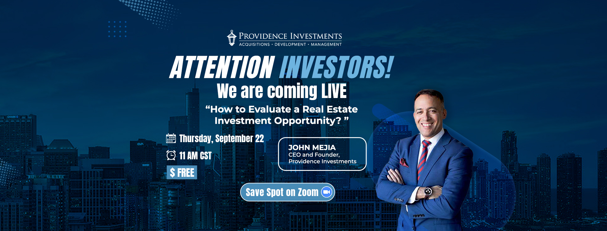 How to Evaluate a Real Estate Investment Opportunity?, Online Event