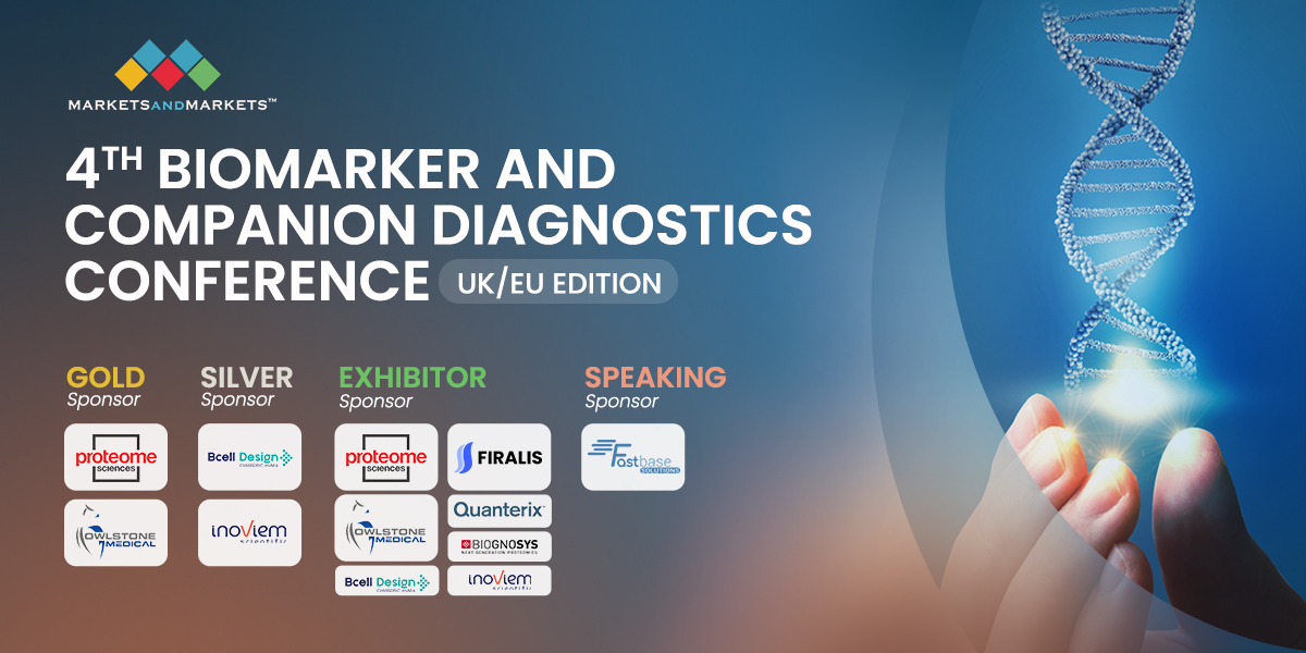 4th Annual MarketsandMarkets Biomarker and Companion Diagnostics Conference- London, London, United Kingdom