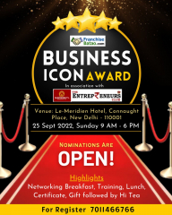 Franchise batao business icon award