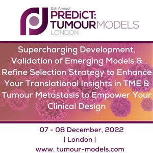 Tumour Models London 2022 - FREE TO ATTEND, London, United Kingdom