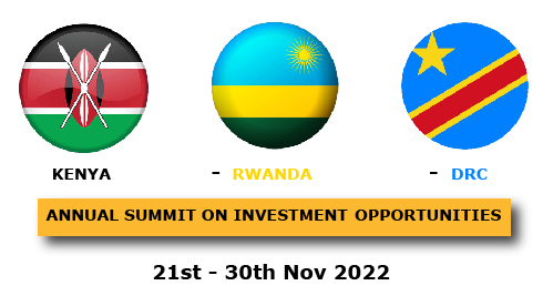 Annual Summit On Investment Opportunities In Kenya, Rwanda And DR Congo - November 2022, Nairobi, Kenya