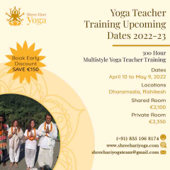 300 Hour Multistyle Yoga Teacher Training 2023