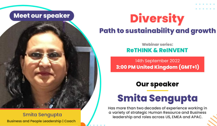 Diversity : Path to Sustainability and Growth, Online Event