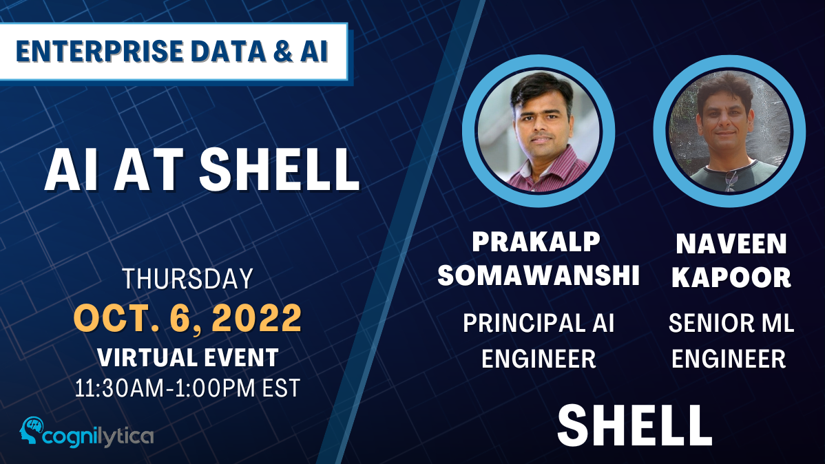 AI at Shell, Online Event