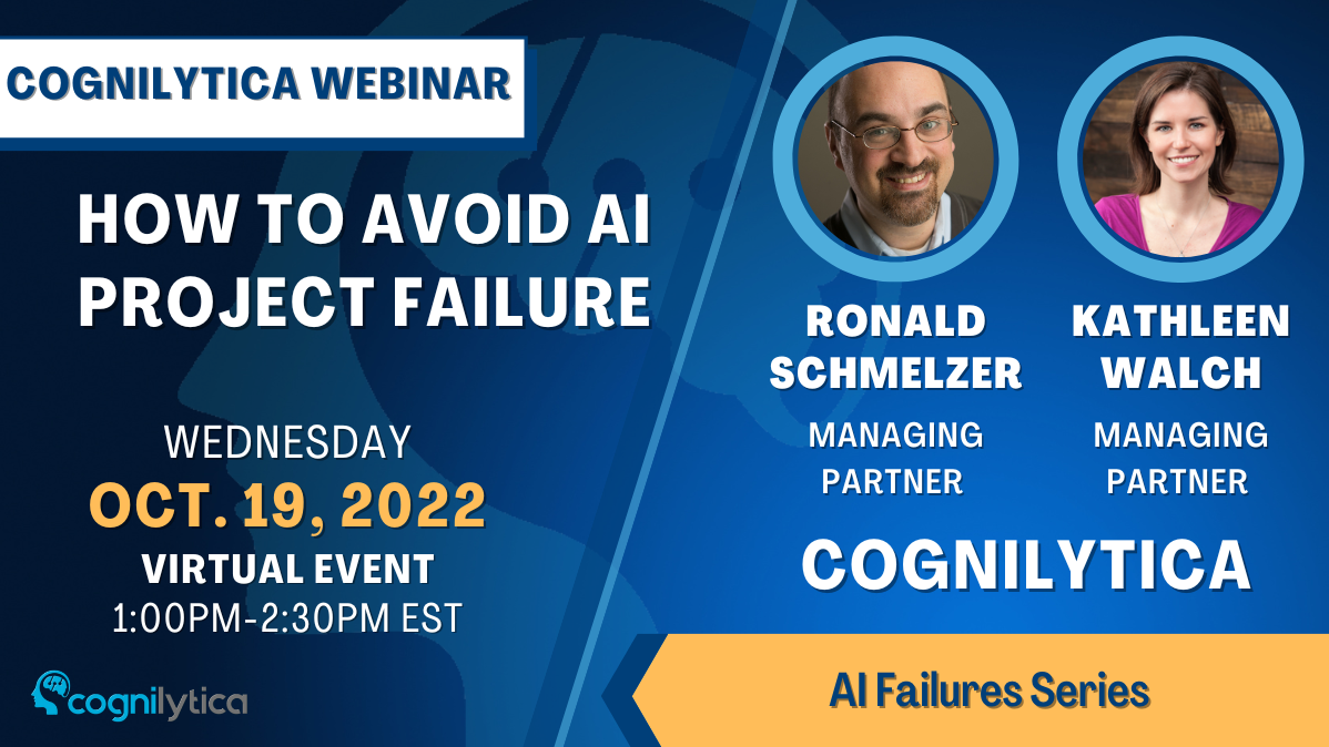 How to Avoid AI Project Failure, Online Event