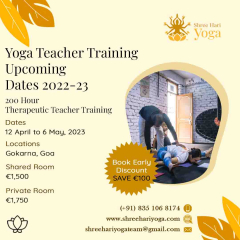 200 Hour Therapeutic Teacher Training april 2023