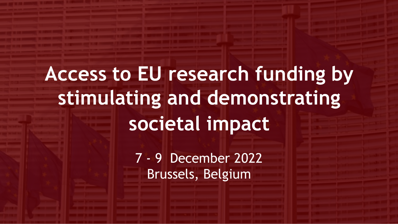 Access to EU research funding by stimulating and demonstrating societal impact, Brussels, Bruxelles-Capitale, Belgium