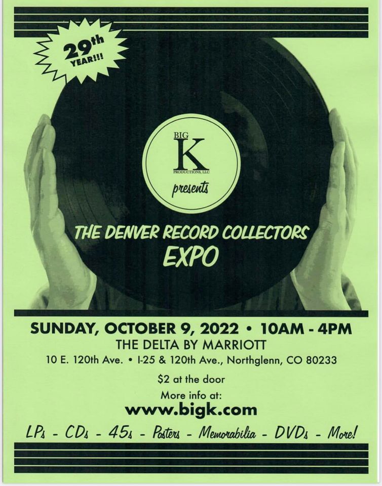 The Denver Record Collectors Fall Expo, Northglenn, Colorado, United States