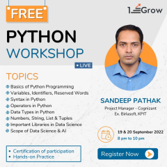 Free Python Workshop - 2022