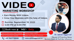 Youtube Video Marketing Workshop By Ashish Aggarwal